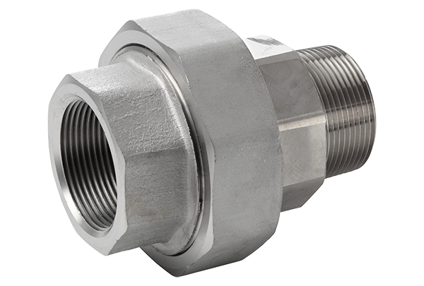 316L Union Conical m/f/ ASTM A 182, NPT 3000 Lbs